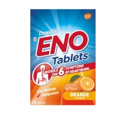 Heartburn & Antacid Tablets Orange 1 X 24'S
