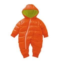 Iyeal Winter Thick Cotton Boys Romper - Orange 6M