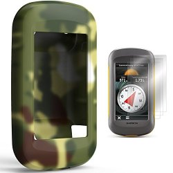 Tusita Case With Screen Protector For Garmin Montana 600 610 610T 650 650T 680 680T Hiking Gps Silicone Skin Protective Cover Camo