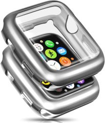 Soft Gel Case & Screen Protector For Apple Watch Series 7 - 45MM