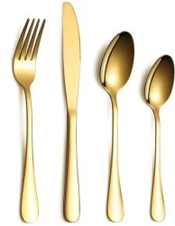 Cutlery Set 24 Piece Goldteardrop