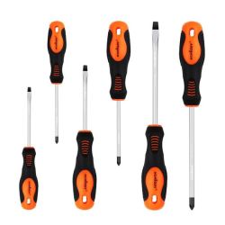 Magnetic Screwdriver Set Non-slip Handle Phillips Slotted Tool