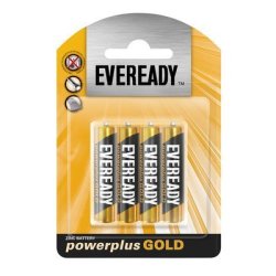 Eveready Powerplus Gold Aaa Batteries 4S