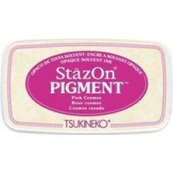 Stazon Ink Pad - Pink Cosmos - Solvent Ink