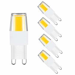 G9 LED Bulb Dimmable Daylight White 3W 30W Halogen Equivalent Ac 110 Volts G9 Light Bulbs 3000K For Home Lighting 5 Pack