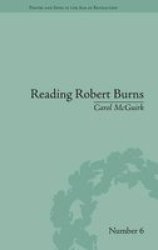 Reading Robert Burns - Texts Contexts Transformations Hardcover