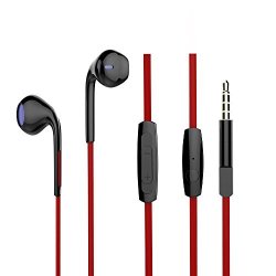 Vomercy Headphones In-ear Earbuds With Microphone Stereo Wired Iphone Earphones