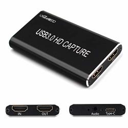 HDMI USB 3.0 Video Capture 1080P@60FPS Grabber Type-c usb 3.0 Capture Game & Video HDMI Capture Device Stream Live For Xbox PS4 Switch Dslr Camcorders.