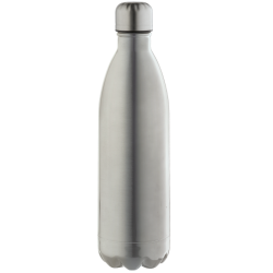 1L Double Wall Vacuum Flask - Silver