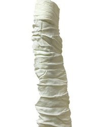 Royal Designs Eggshell Cord & Chain Cover- 4 Feet- Silk-type Fabric Velcro - Use For Chandelier Lighting Wires CC-9-EG