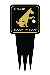 Clean Up After Your Dog Yard Sign With Stake Scoop The Poop Lawn Signs Clean Up Dog Poop Sign Keep Off