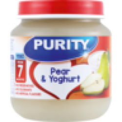 Purity Pear & Yoghurt 2ND Baby Food 125ML