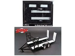 Tandem Car Trailer With Tire Rack Gas Monkey Garage 1 18 Model By Gmp
