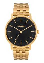 Nixon Porter Men's Watch - All Gold Black Sunray