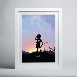 Andy Fairhurst Riddler Kid - Framed Print - A2 White