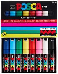 Uni-posca PC8K8C Paint Marker Pen Bold Point Set Of 8 Japan Import