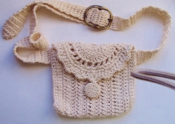 Crocheted Bag And Belt