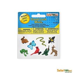 Safari Ltd. Good Luck Minis Fun Pack - Backyard - 8 Pieces - Phthalate Lead And Bpa Free - For Ages 5+