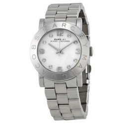 Marc By Marc Jacobs Marc Jacobs Amy White Dial Stainless Steel Ladies Watch