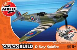 Airfix J6045 D-day Spitfire Model Multi Colour