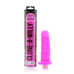 Clone-A-Willy Glow-in-the-Dark in Hot Pink