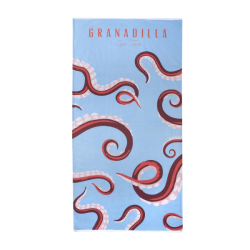 Granadilla Tentacles Beach Towel - Baby Blue