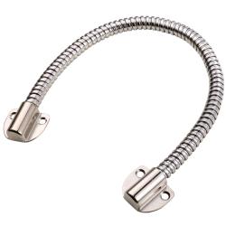 UHPPOTE Flexible Armored Door Loop Wire Protector With Alloy Ends 16" Long 1 2" Od