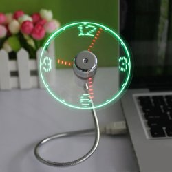 Usb Mini Led Light Fan Clock Shipping