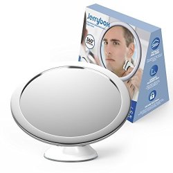 Jerrybox Fogless Shower Mirror For Shaving And Makeup Adjustablecollapsible Bathroom Mirror With...