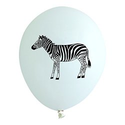 Zebra Party Balloons Safari Theme Party D Cor Made In America By Revel & Co