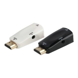 HDMI To Vga With Audio Cable To Vga Adapter Male To Female 1080P To Vga Converter For Pc tv xbox 360 PS3