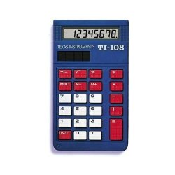 Texas Instruments TI-108 Solar Power Calculator teachers Kit Set Of 10