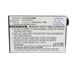Replacement Battery For Compatible With Philips BYD006649