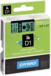 D1 Standard 9MM X 7M Tape Black On Green