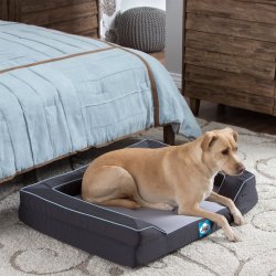 LUX Sealy Orthopedic Dog Bed Modern Grey XL