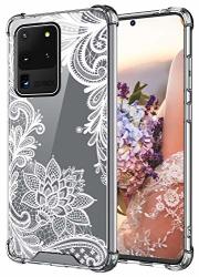 Cutebe Case For Galaxy S20 Ultra Shockproof Series Hard Pc+ Tpu Bumper Protective Case For Samsung Galaxy S20 Ultra 6.9 Inch 2020 Release Crystal