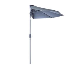 Umbrella Half Round Arkea Grey