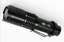 Goldengulf 5-MODE Zoomable Cree XML-T6 LED 1000 Lumens Small LED Flashlight Torch Light