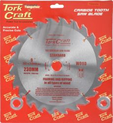 Tork Craft - Blade Tct 230 X 24T 30 1 20 16 General Purpose Rip - 2 Pack