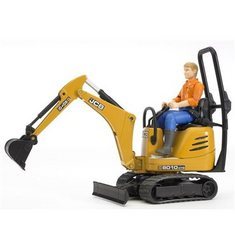 Bruder JCB Micro Excavator 8010 CTS with Construction Worker