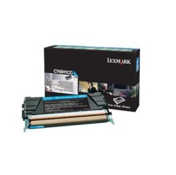 Lexmark C748 Cyan High Yield Return Program Toner Cartridge - 10 000 Pgs