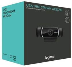 Logitech C922 Pro Stream Webcam - Black