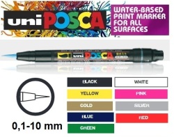 Uni Posca Paint Marker-0.1-10mm Brush Tip Pcf350 - Pink