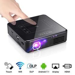 OTHA MINI Projector Portable 200 Ansi Lm High-contrast Pocket Projector With 2.4G 5G Dual Band Wi-fi 2G RAM 16G ROM200" Picture Android 7.1 And App