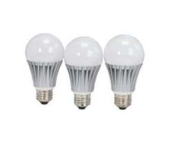 Loadshedding Rechargeable LED Light Bulb 5W - Screw - Cool White - 3 Pack