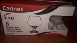 Cognac Glasses Pack Of 6 - 261ml