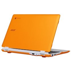 Ipearl Mcover Hard Shell Case For 11.6" Acer Chromebook 11 CB3-111 Series Not Compatible With Newer Acer CB3-131 Series With Ips HD Screen Laptop Orange