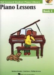 Piano Lessons Book 4 - Book CD Pack: Hal Leonard Student Piano Library Educational Piano Library
