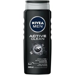 Nivea Men Active Clean Shower Gel 500ML