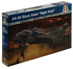 - 1:72 UH-60 Black Hawk Night Raid Plastic Model Kit